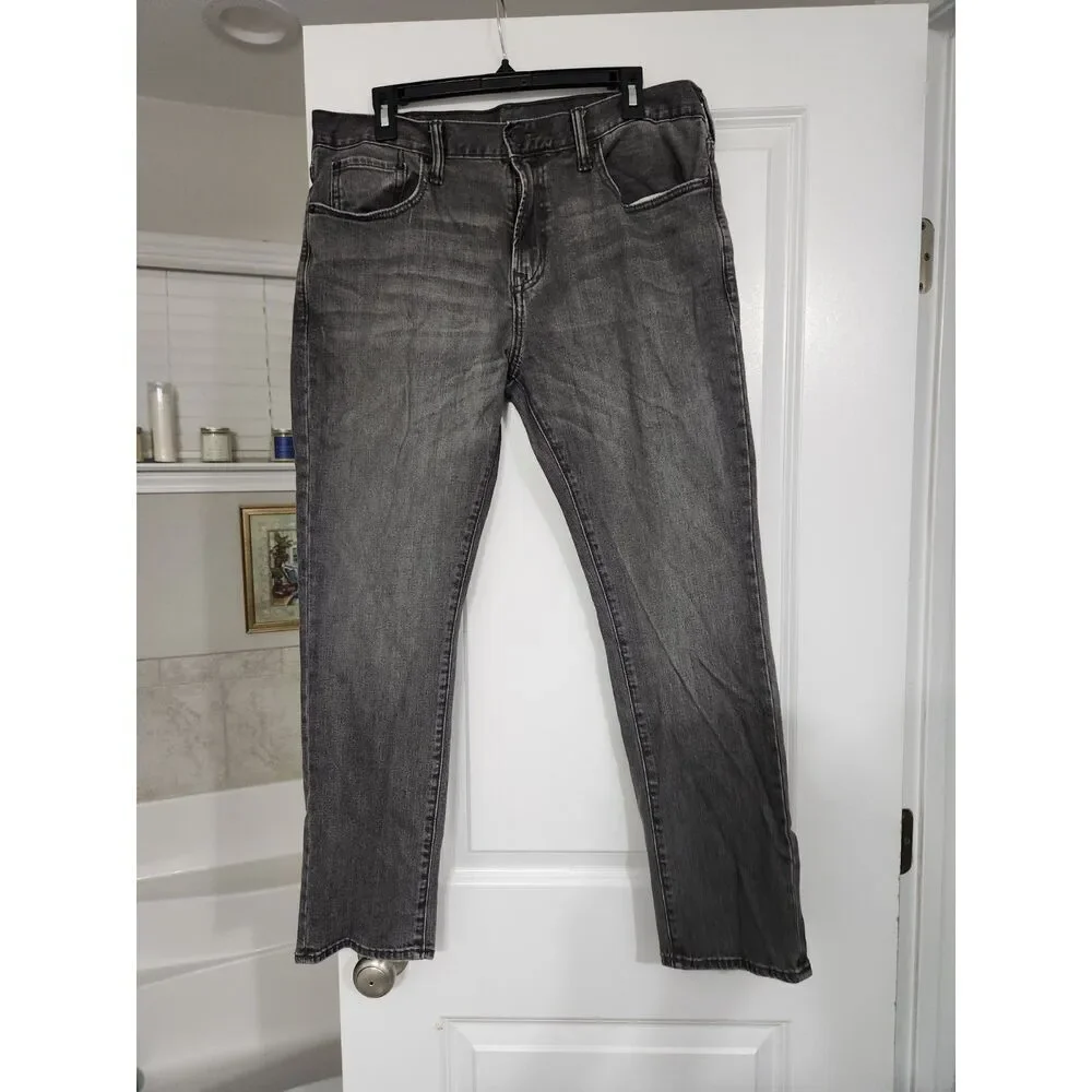 Old Navy Men’s Skinny Gray Jeans – Size 36x30